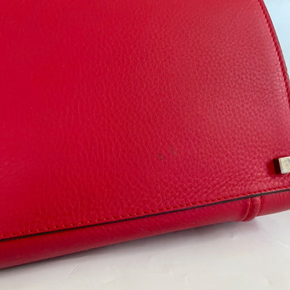 Celine Red Leather Phantom Large Tote Bag