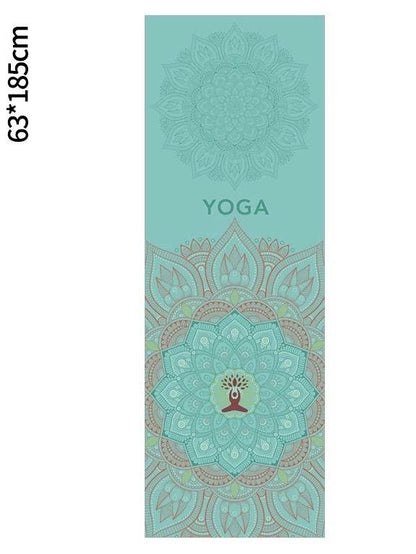 Portable Printed Yoga Towel Non-Slip Design Supports Custom Pattern Design Digital Printed Yoga Towel Yoga Mat 789