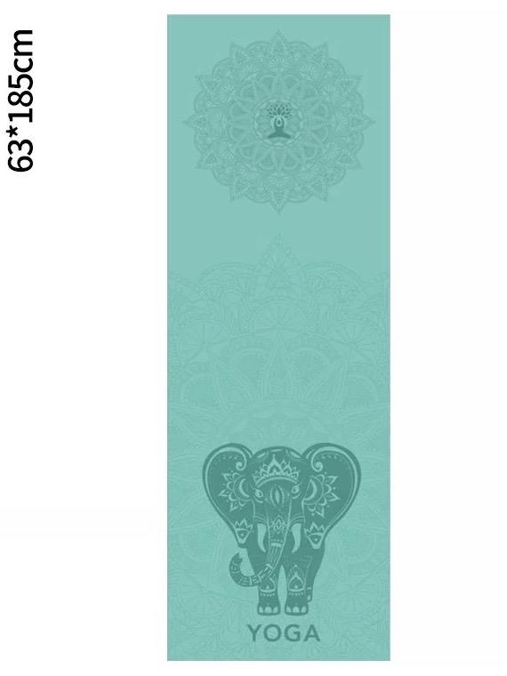 Portable Printed Yoga Towel Non-Slip Design Supports Custom Pattern Design Digital Printed Yoga Towel Yoga Mat 789
