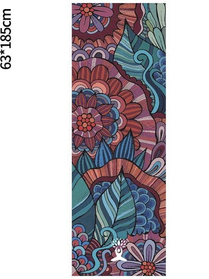 Portable Printed Yoga Towel Non-Slip Design Supports Custom Pattern Design Digital Printed Yoga Towel Yoga Mat 34