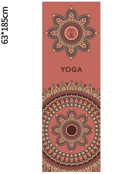 Portable Printed Yoga Towel Non-Slip Design Supports Custom Pattern Design Digital Printed Yoga Towel Yoga Mat 56