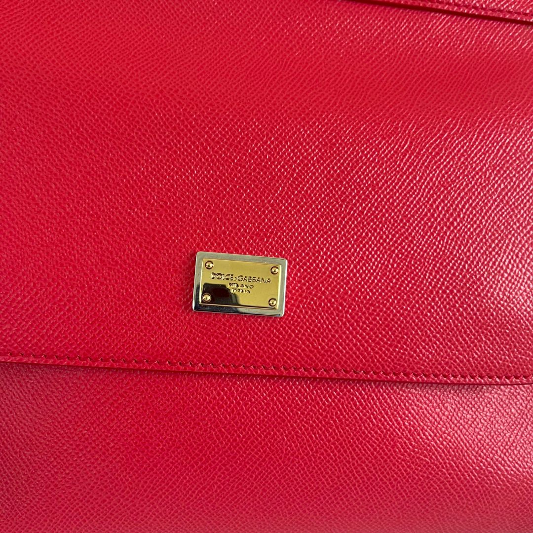 Dolce & Gabbana Peach Medium Sicily Bag