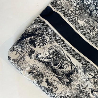 Christian Dior Printed Zip Pouch