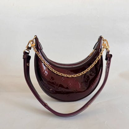 Louis Vuitton Burgundy Vernis Monogram Loop Shoulder Bag