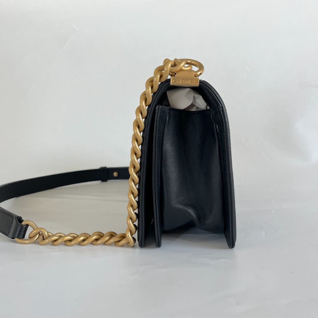Chanel Quilted Lambskin Medium Le Boy Bag