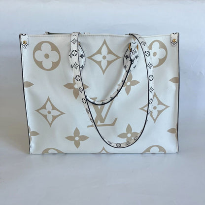 Louis Vuitton reverse monogram GM on the go tote bag