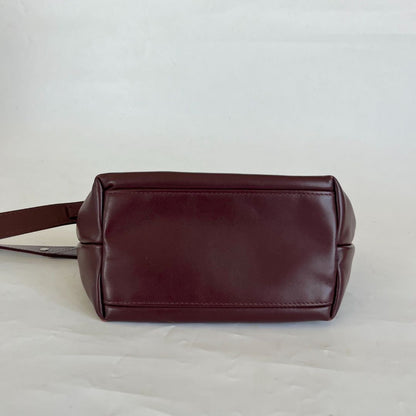 Longchamp Le Pliage Cuir Mini Top Handle Bag