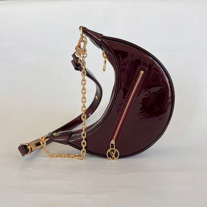 Louis Vuitton Burgundy Vernis Monogram Loop Shoulder Bag