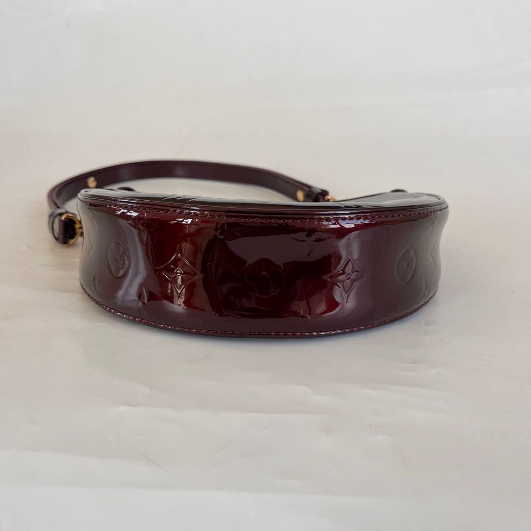 Louis Vuitton Burgundy Vernis Monogram Loop Shoulder Bag
