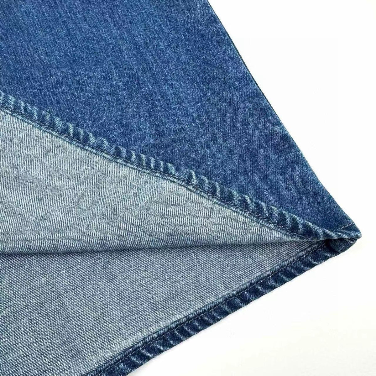 Loewe Short Sleeve Men Shirt in Blue Denim