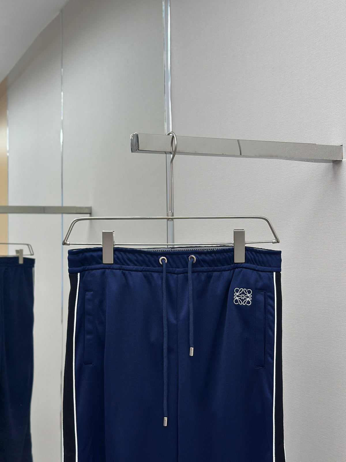 Loewe Anagram Tracksuit Pants Blue Cotton