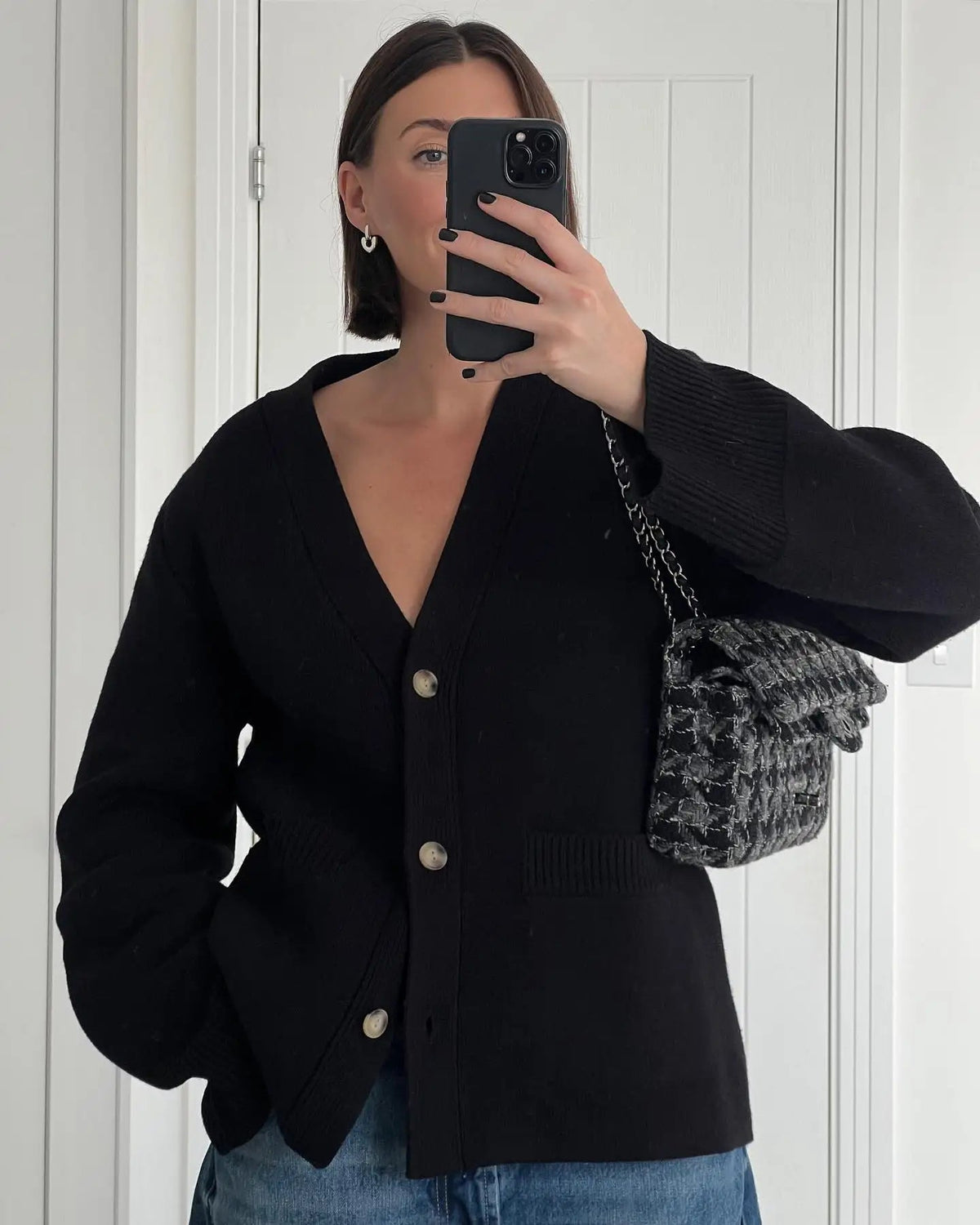 Knit Cardigan Women Autumn Gentle Solid Long Sleeve Single Breasted Female Sweaters V-Neek Pocket All Match Lady Knitwear 2024