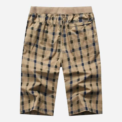 North Royal Plaid Capri Shorts