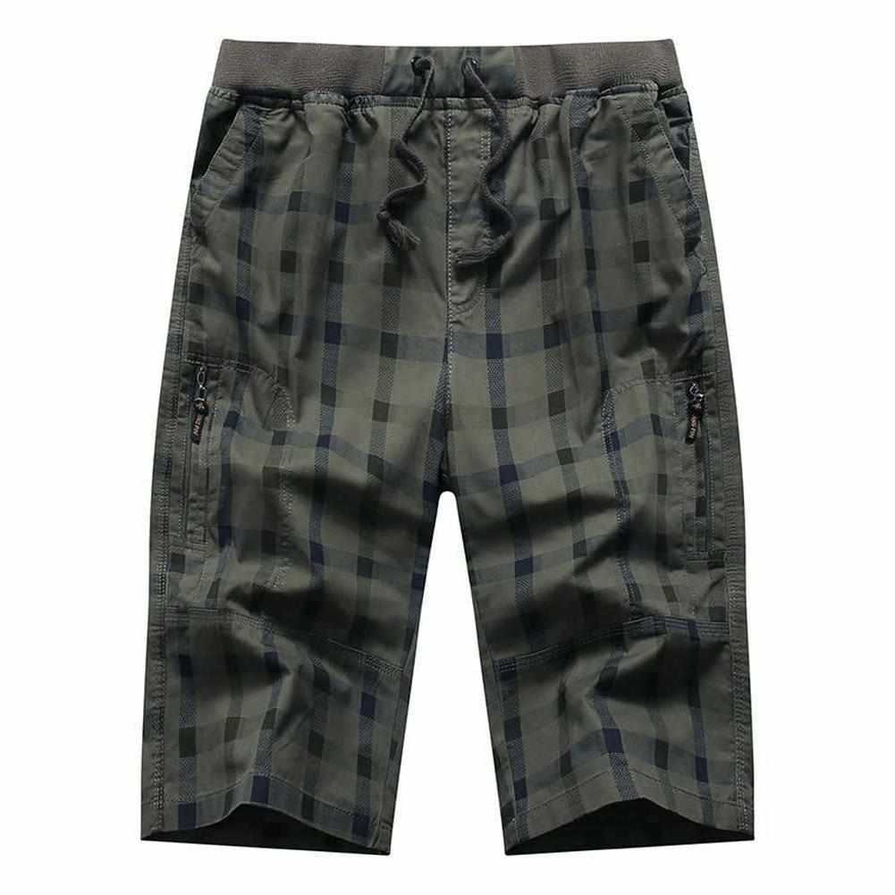 North Royal Plaid Capri Shorts
