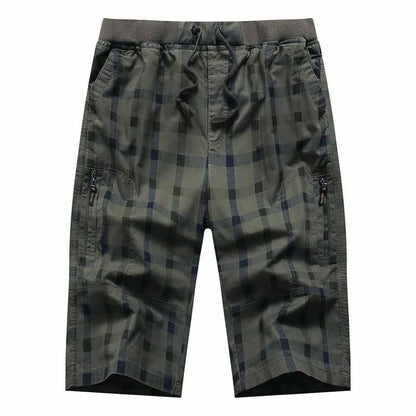North Royal Plaid Capri Shorts