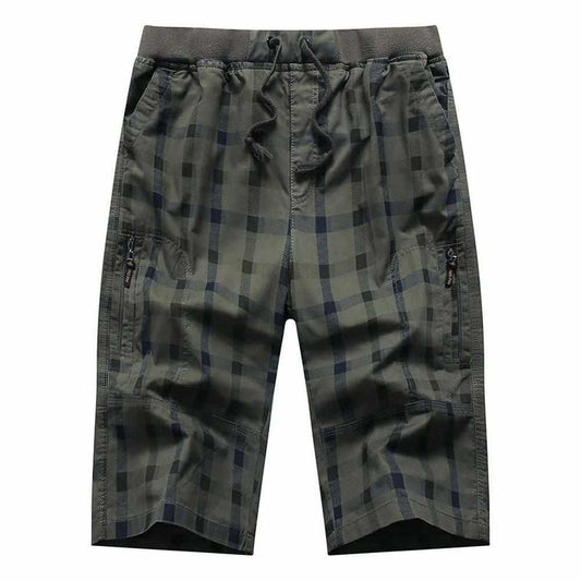 North Royal Plaid Capri Shorts