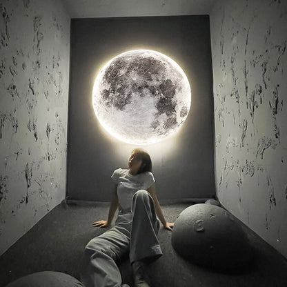 Modern Led Wall Lamp Moon Indoor Lighting For Bedroom Living Hall Room Home Decoration Fixture Lights Decorate Lusters Lamps