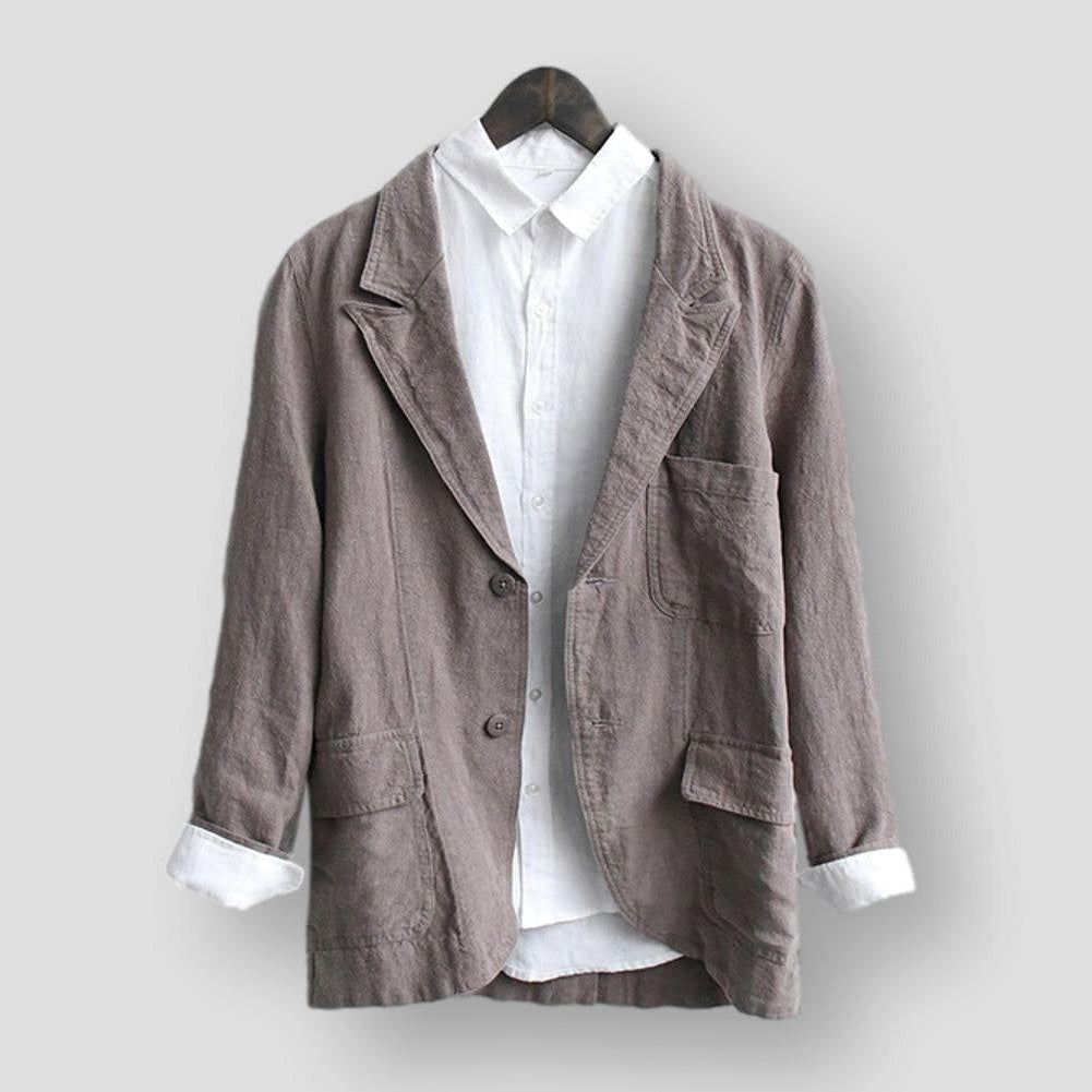 Saint Morris Lenoir Linen Blazer