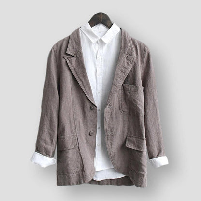 Saint Morris Lenoir Linen Blazer