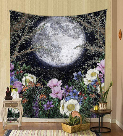 Nordic Psychedelic Hanging Fabric Background Wall Covering Home Decoration Wall Blanket Tapestry Bedroom Wall Hanging 95*73Cm