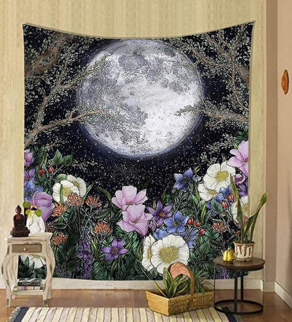 Nordic Psychedelic Hanging Fabric Background Wall Covering Home Decoration Wall Blanket Tapestry Bedroom Wall Hanging 95*73Cm