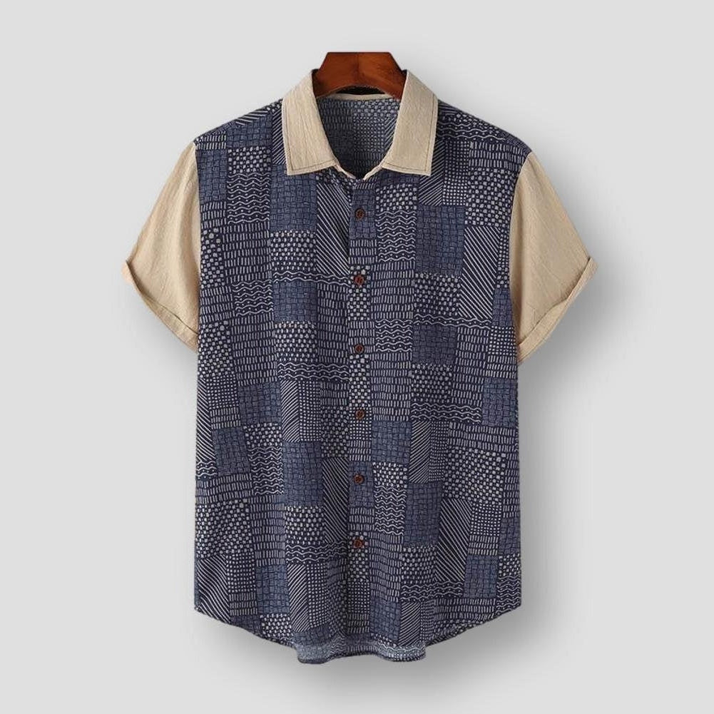 North Royal Brockton Patchwork Cotton Shirt