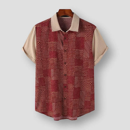 North Royal Brockton Patchwork Cotton Shirt