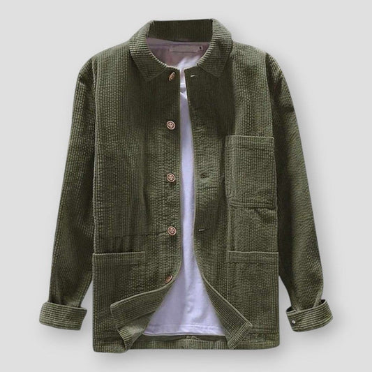 North Royal Casual Corduroy Long-Sleeve Shirt
