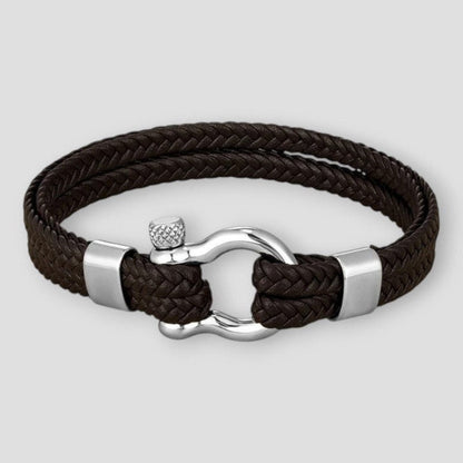 North Royal Dallas Rope Leather Bracelet
