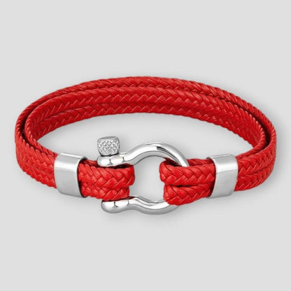 North Royal Dallas Rope Leather Bracelet