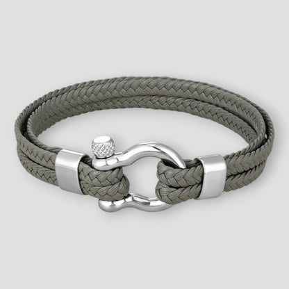 North Royal Dallas Rope Leather Bracelet