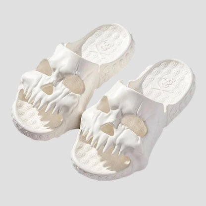 North Royal Draven Skull Slippers