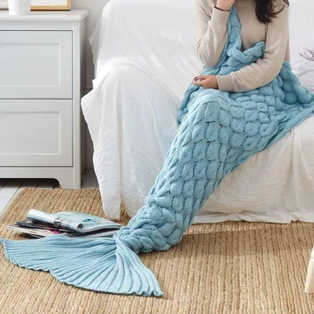 North Royal Mermaid Tail Blanket