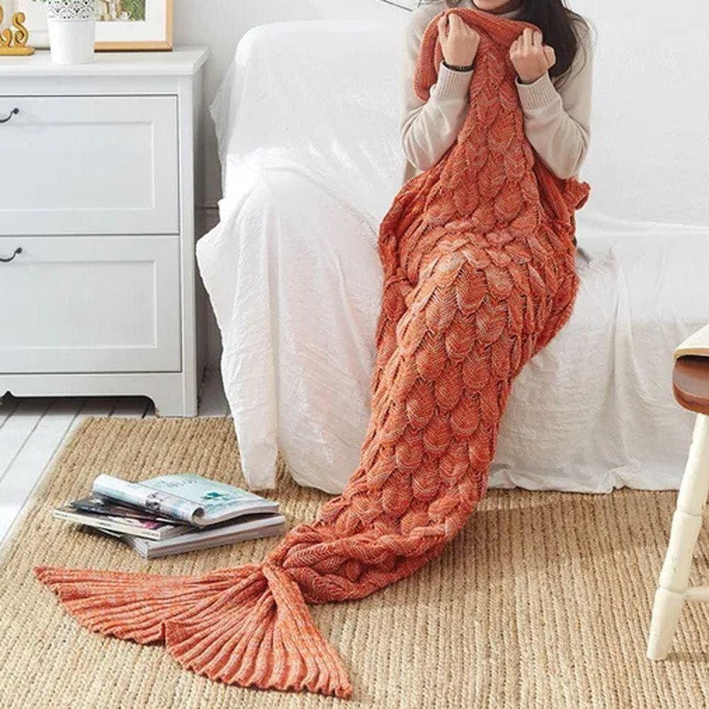 North Royal Mermaid Tail Blanket