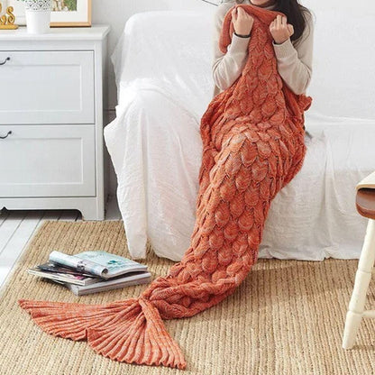 North Royal Mermaid Tail Blanket