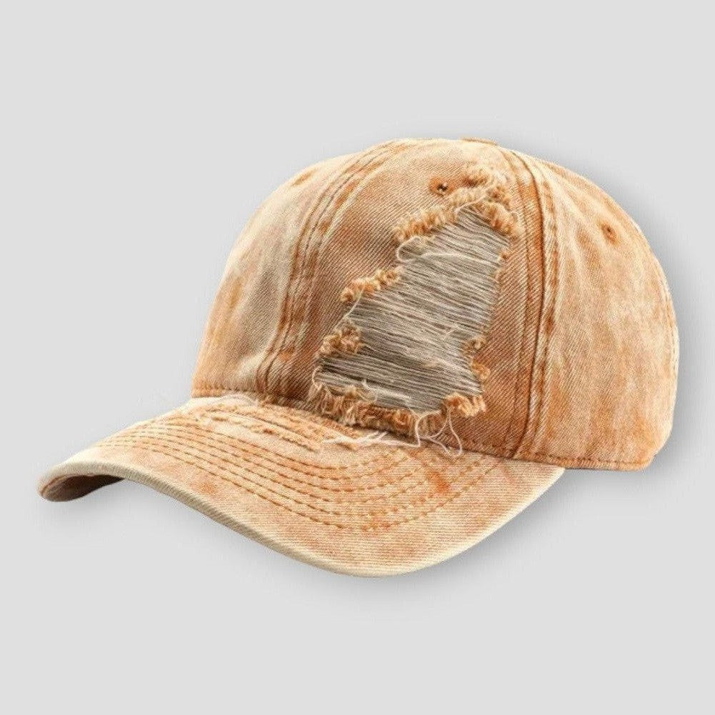 North Royal Norwalk Ripped Denim Cap