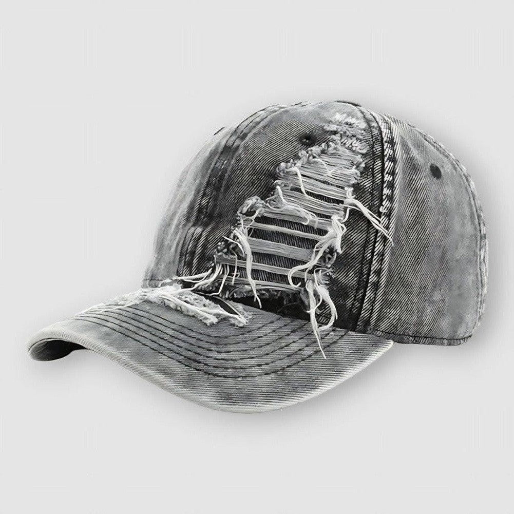 North Royal Norwalk Ripped Denim Cap