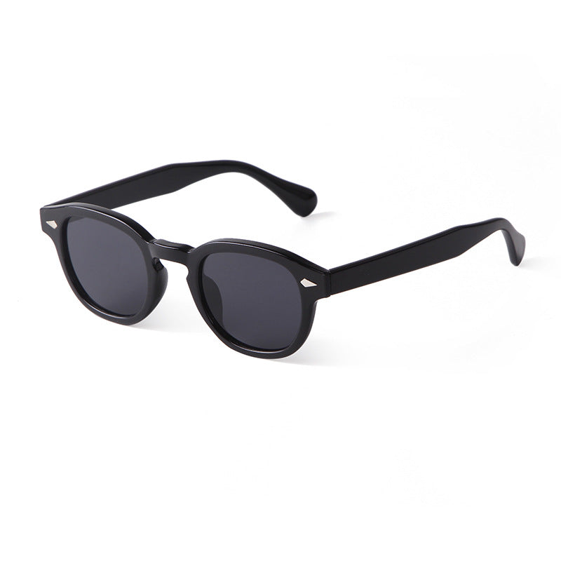 Trendy Round Frame UV Protection Sunglasses