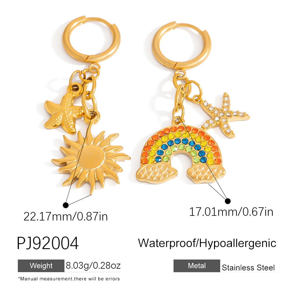 Stainless Steel Bikini Buckle Pendant for Beach Vacations