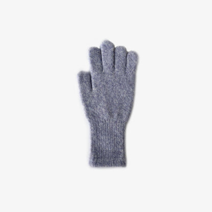 Knitted Fingerless Gloves Soft Warm Wool Blend for Women