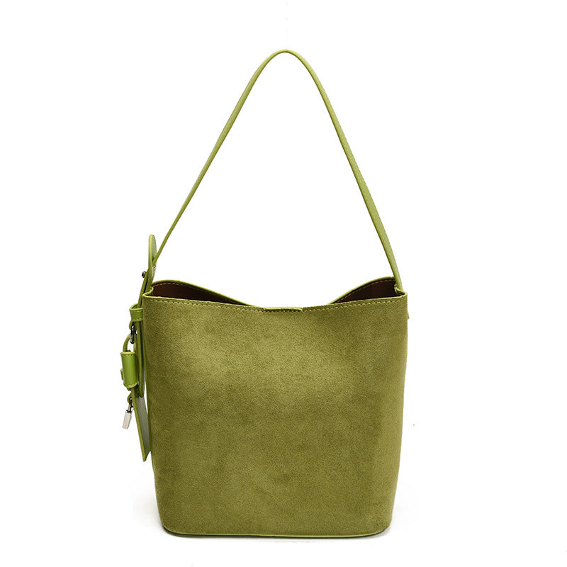 Retro Bucket Bag for Women Stylish Crossbody Purse