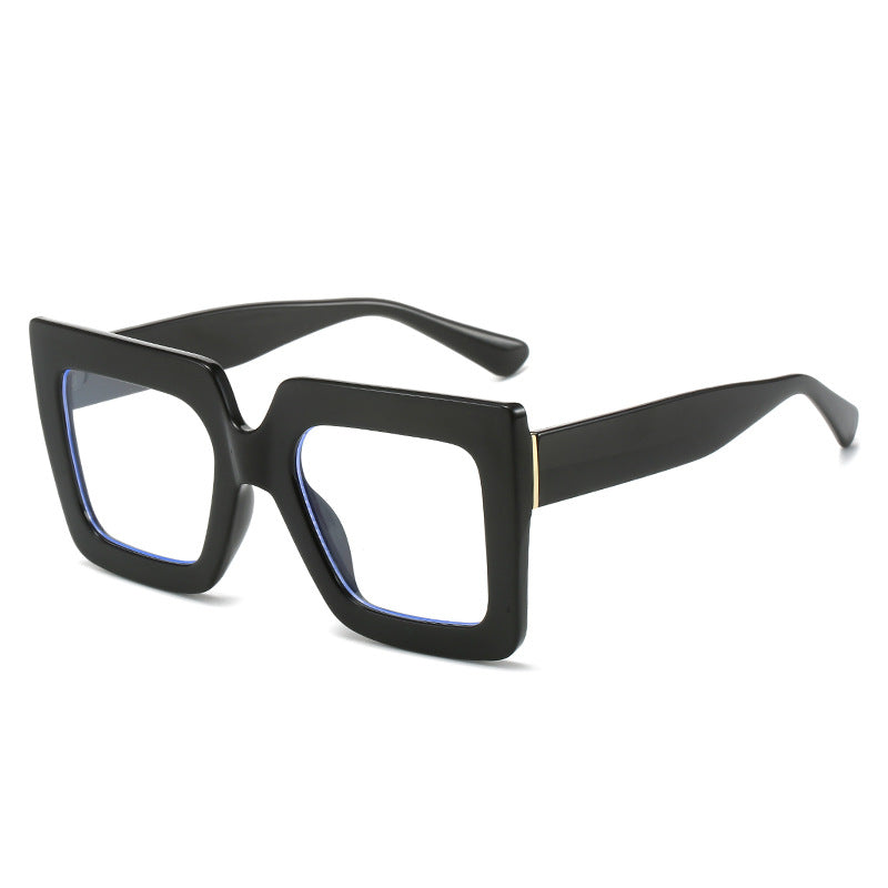 Fashionable Large Frame Blue Light Blocking Glasses for Women