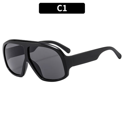 Retro Oversized Sunglasses Trendy Outdoor Shades for Women