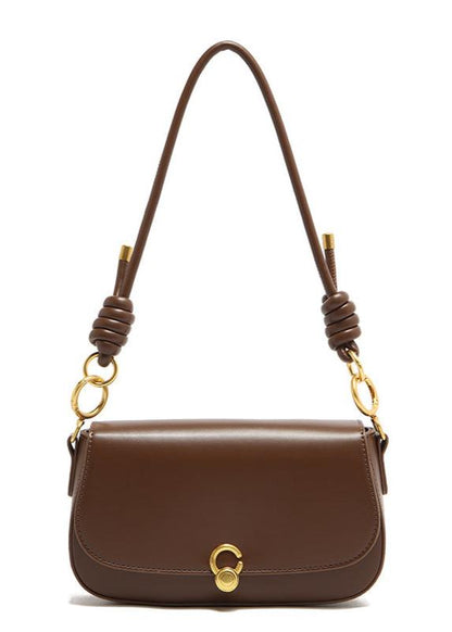 Shoulder Bag Ecofriendly PU Leather Knot Detail