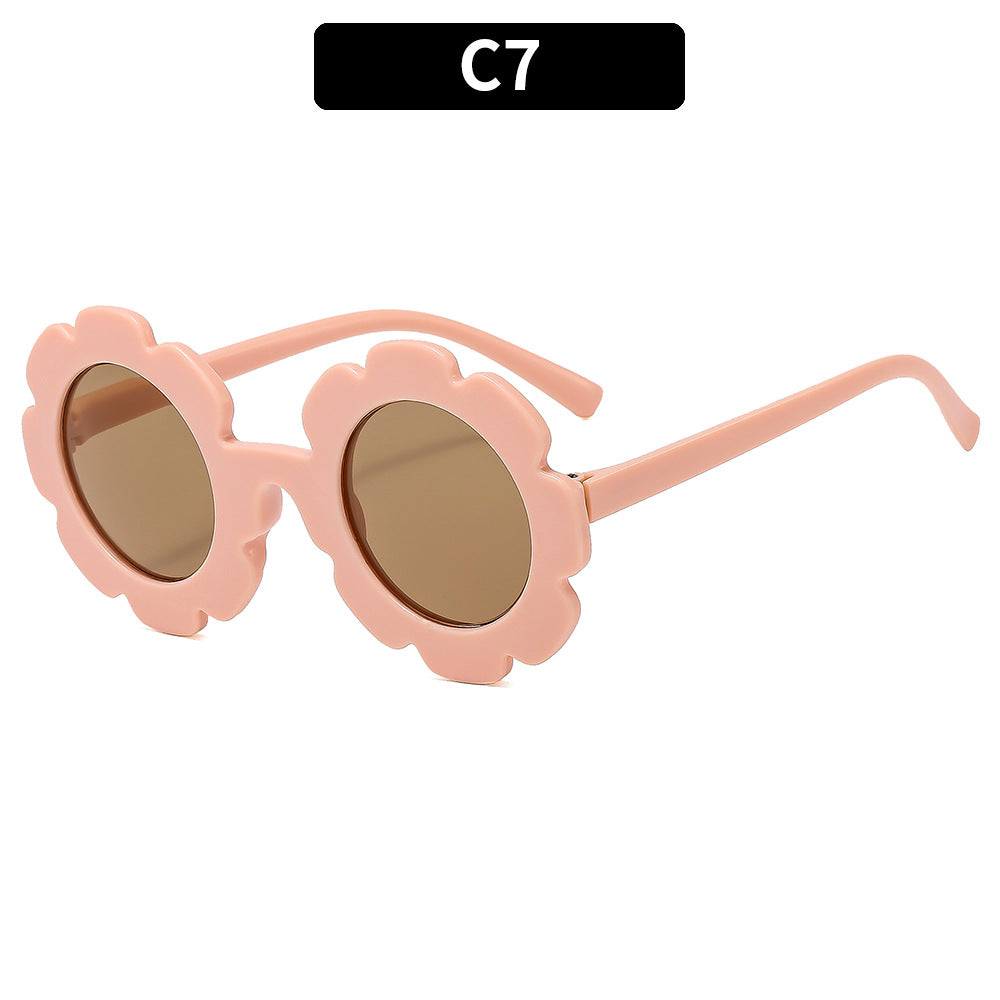 Colorful Children’s Classic Sunflower Sunglasses Cute UV Protection