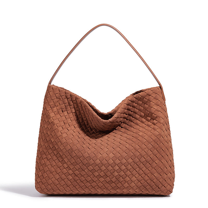 Simple Handmade Woven Large Capacity Underarm Bag