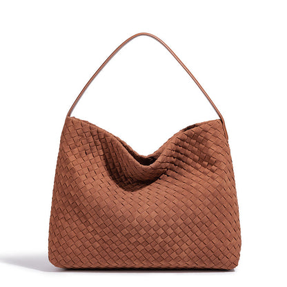 Simple Handmade Woven Large Capacity Underarm Bag