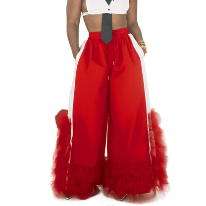 High-Waisted Casual Wide-Leg Pants For Women