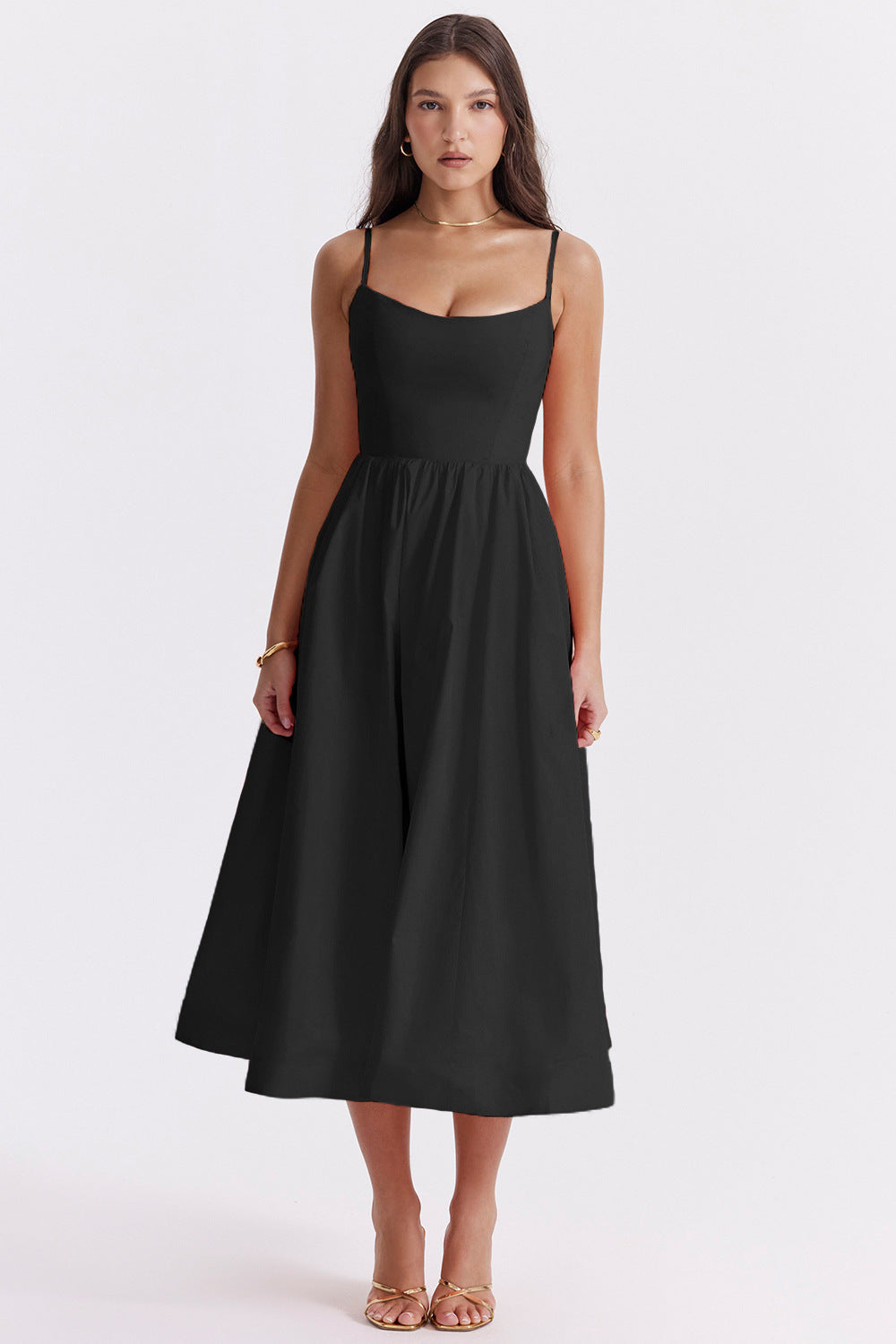 Sexy Slim A Line Spaghetti Dress