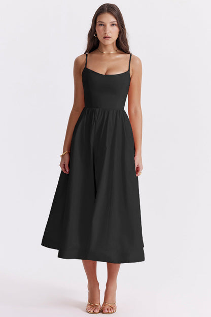 Sexy Slim A Line Spaghetti Dress